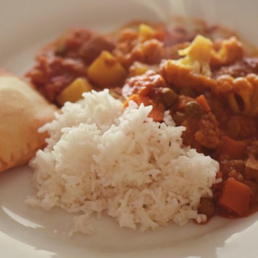 Vegan creamy vegetable korma