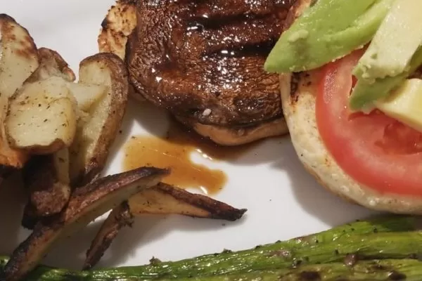 Vegan Grilled Portobella Burgers