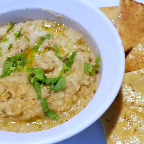 Vegan White Bean Dip with Lemon and Garlic