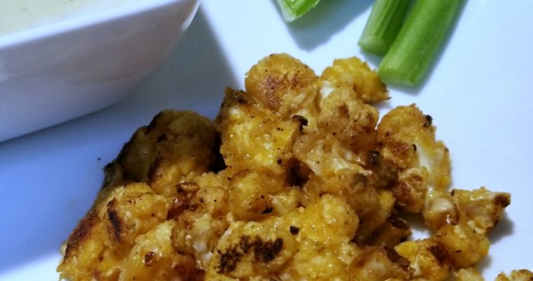 Vegan Buffalo Cauliflower Bites