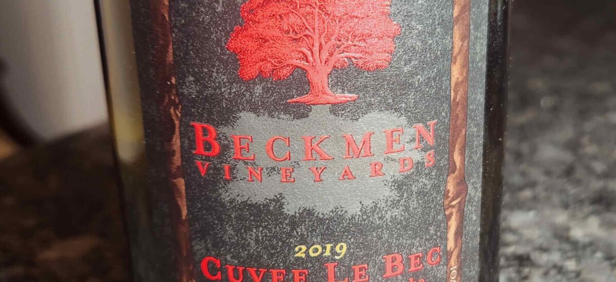 Beckman 2019 Cuvee Le Bec