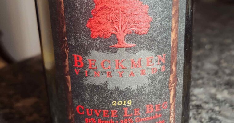 Beckman 2019 Cuvee Le Bec