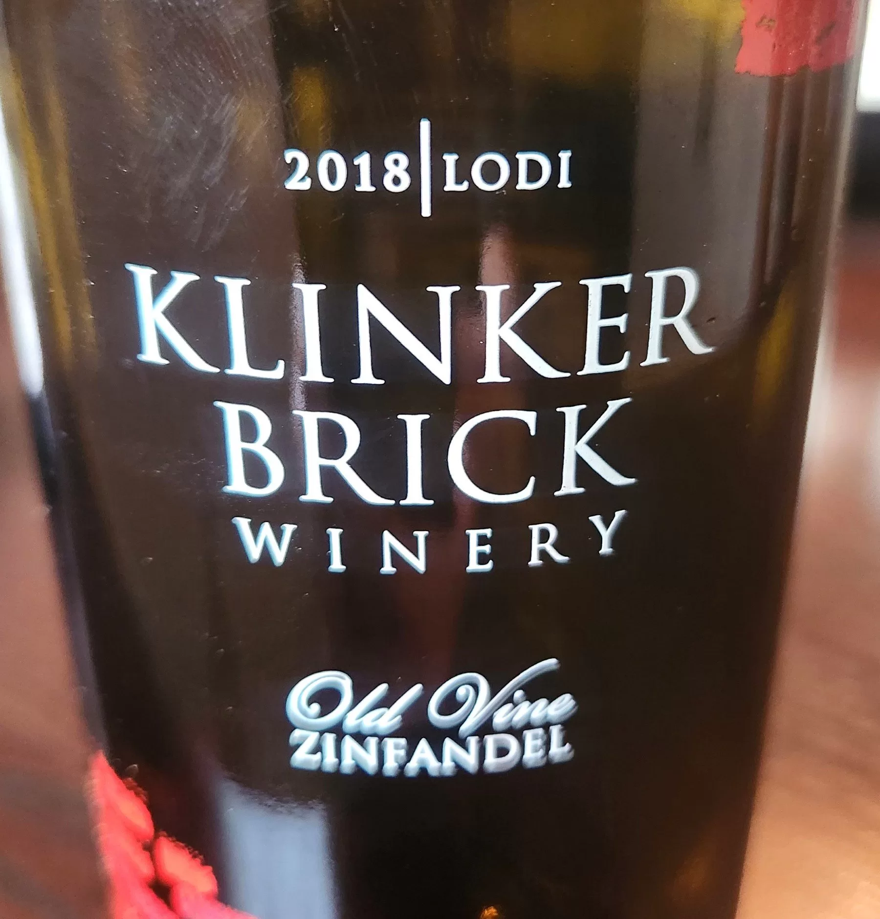 Klinker Brick 2018 Old Vine Zinfandel